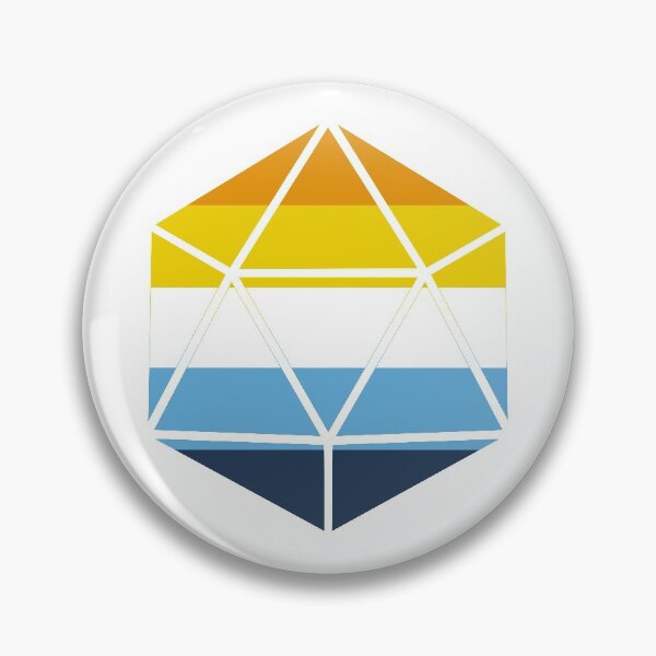 Artikelvorschau, Aroace-Pride-Flagge D20 entworfen und verkauft von NovotnyDesigns.