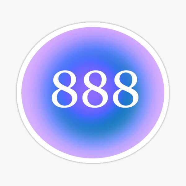 888 Angel Number Sticker – Shop Celestial