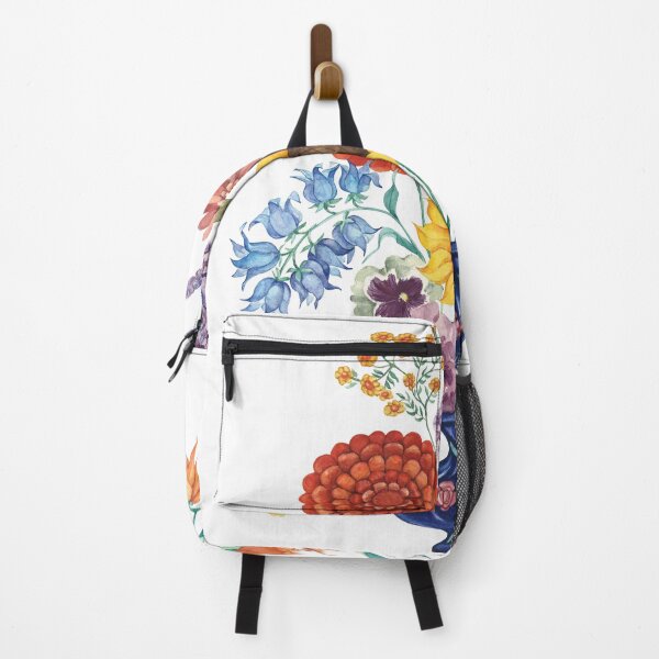 Aperçu de l'œuvre Théière bleue avec des fleurs créée et vendue par Nonna Mynatt.