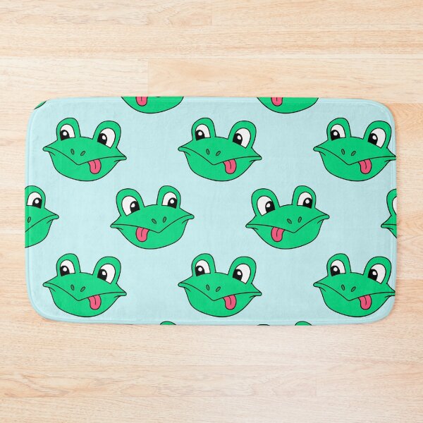 Item preview, Cute Funny Green Frog Faces designed and sold by silviaol.