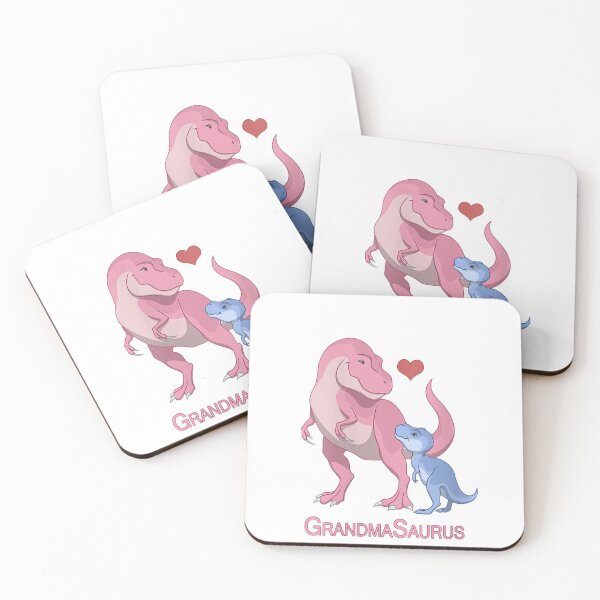 Item preview, Womens GrandmaSaurus Grandmother amp; Baby Boy T-Rex Dinosaurs V-Neck T-Shirt designed and sold by BehmeJenell.