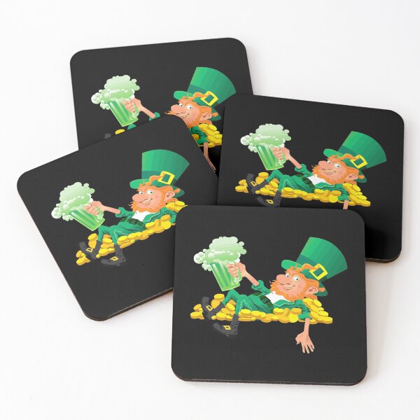 Item preview, Drinking Leprechaun Irish Clover St Patrick_s Day Shamrock designed and sold by KevinGardner1.