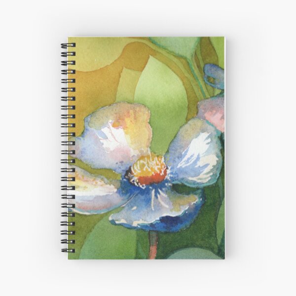 Item preview, blue poppy flowers designed and sold by paulinepoe.
