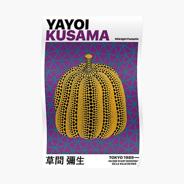 Yayoi Kusama - Midnight Pumpkin Póster