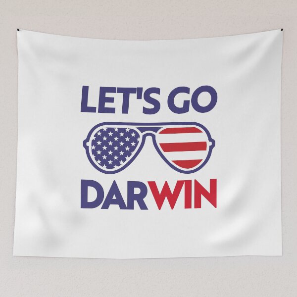 Item preview, Funny Let's Go Darwin Sarcastic Biden Sunglasses designed and sold by pixeljamz.