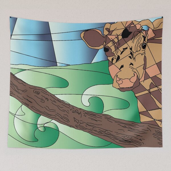 Item preview, Curious gazing cubic cow designed and sold by SoniasArtwork.