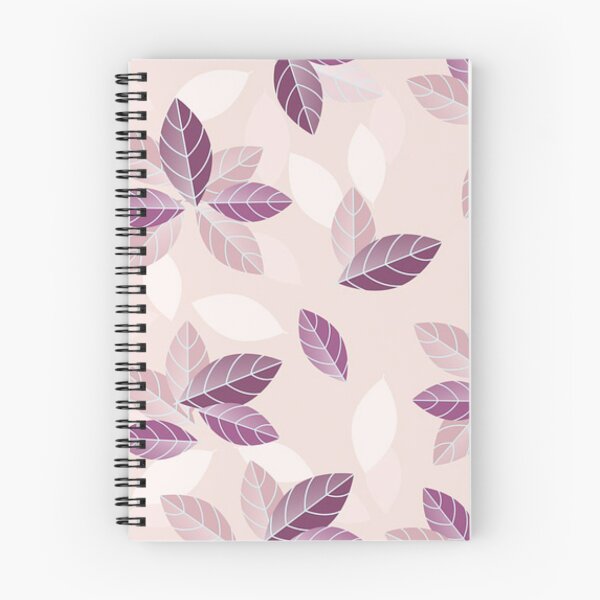 Item preview, Brawn, pink & white leaves designed and sold by Rusii-18.