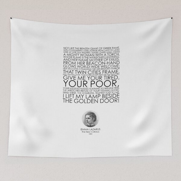 Item preview, Emma Lazarus, The New Colossus, Great Speeches, Great Quotes, Famous Speeches, Famous Quotes, Quotes, Speeches designed and sold by rigisdesign.