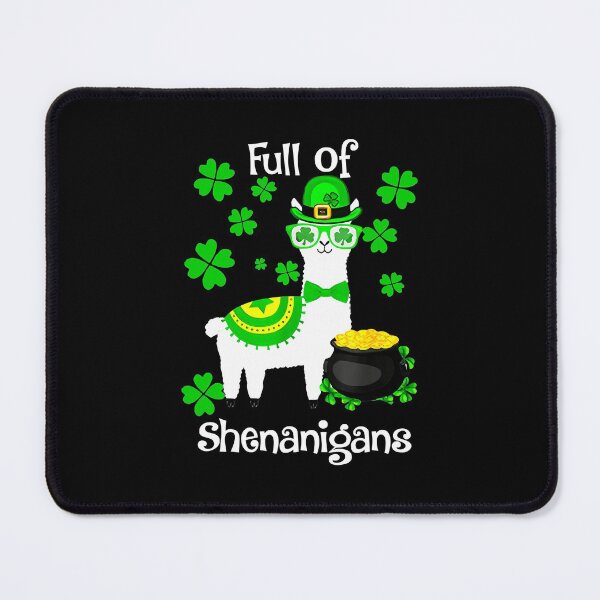 Item preview, Full Of Shenanigans Funny St. Patrick_s Day Llama Lover  designed and sold by KevinGardner1.