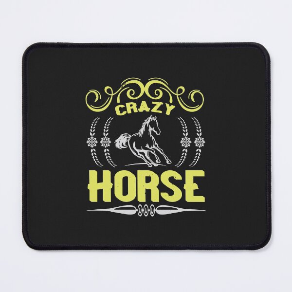 Item preview, crazy horse horse lover gift funny designed and sold by virnmjan.