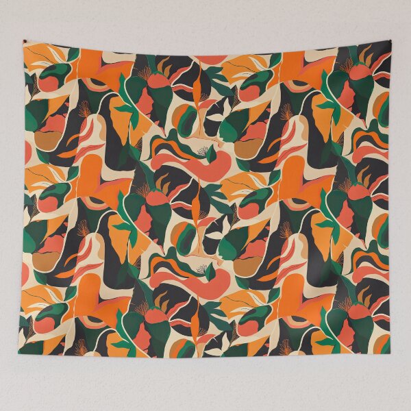 Item preview, Mexican jungle Plants Pattern, Mexican Pattern designed and sold by graphic-genie.