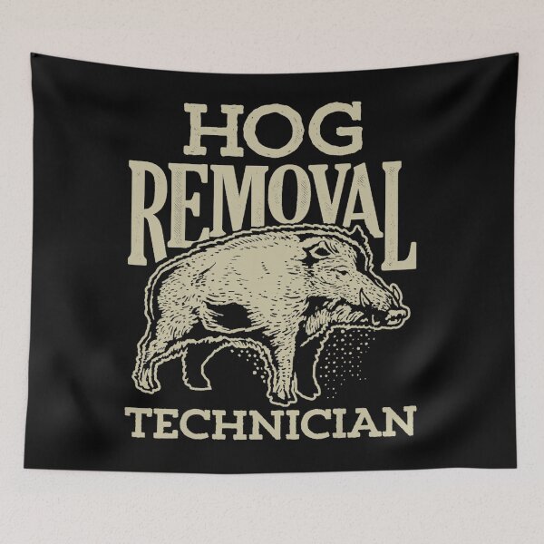 Item preview, Hog Removal Technician T shirt Boar Hunting Vintage Pig designed and sold by nvuot24.