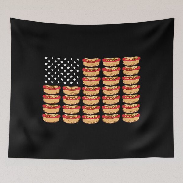 Item preview, Hot Dog American Flag Patriotic designed and sold by abbottdominic.