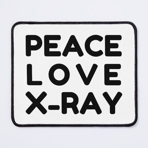 Item preview, Peace Love X-Ray Radiology Tech Gifts For Men Women Rad RTR T-Shirt designed and sold by world-of-things.