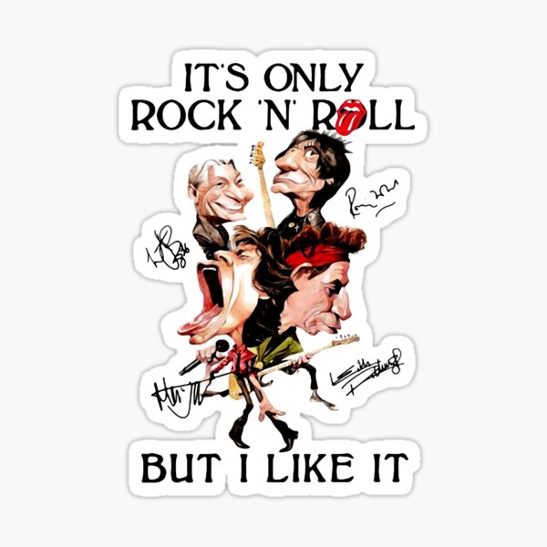 Rolling Stones Band Tongue Rock n' Roll Sticker Decal