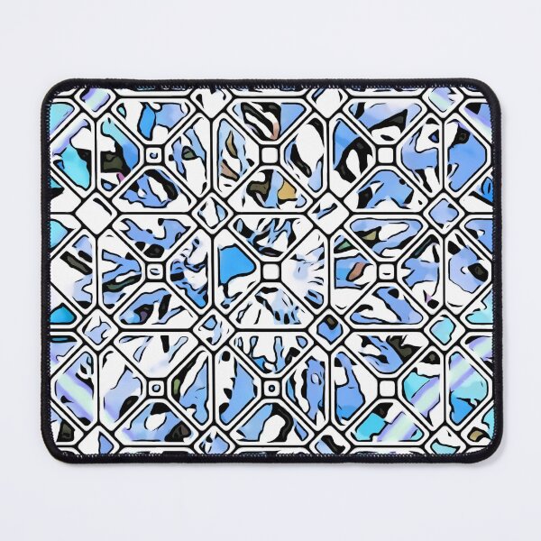 Item preview, Abstract print in shades of blue designed and sold by BJG1966.