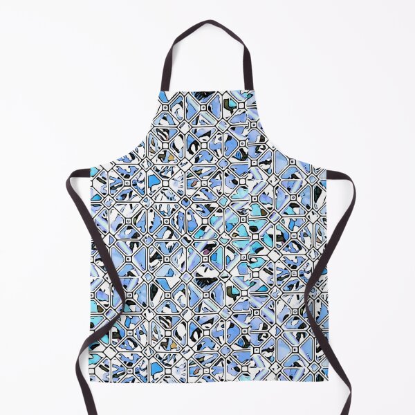 Item preview, Abstract print in shades of blue designed and sold by BJG1966.