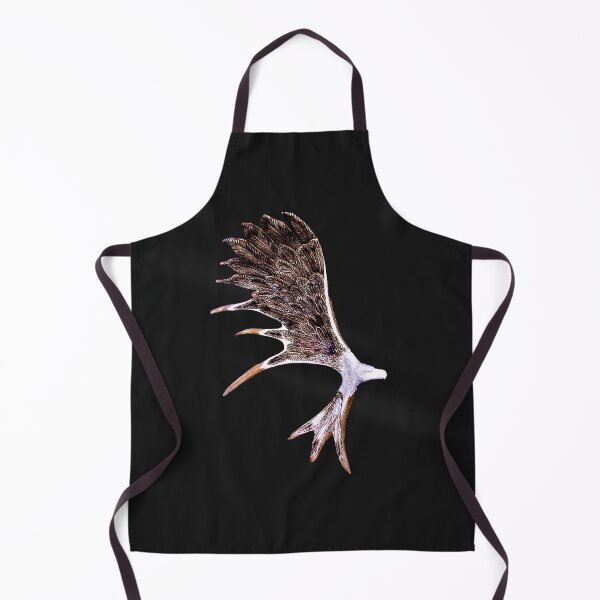 Item preview, moose antler eagle carving designed and sold by schmerkers.