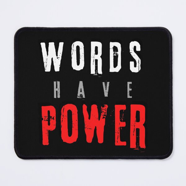 Item preview, Words Have POWER Speak Up Freedom Of Speech designed and sold by LGbubble.