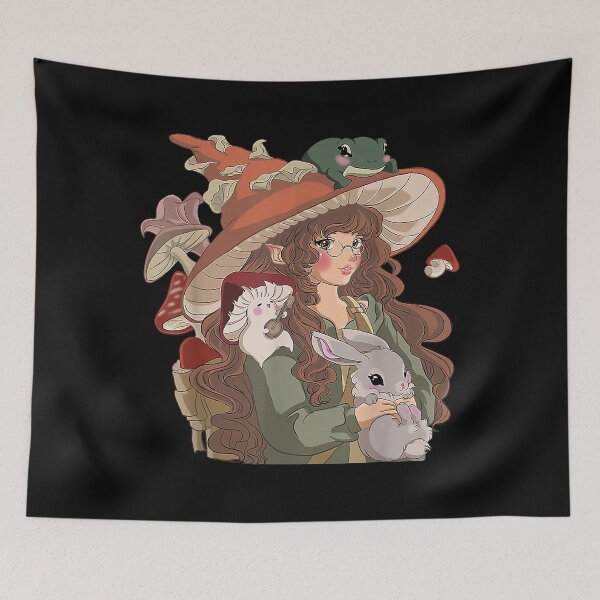 Item preview, Cottagecore Aesthetic Frog Mushroom Banjo Goblincore Women designed and sold by JeffreyShultz.
