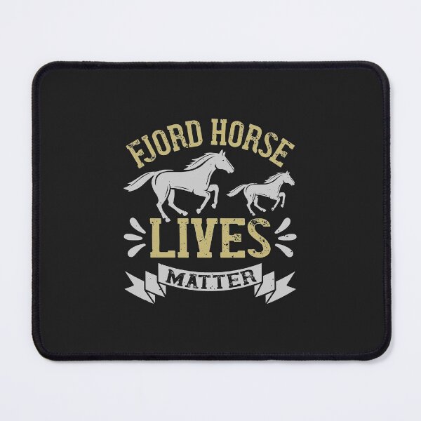 Item preview, fjord horse lives matter horse lover gift funny designed and sold by virnmjan.