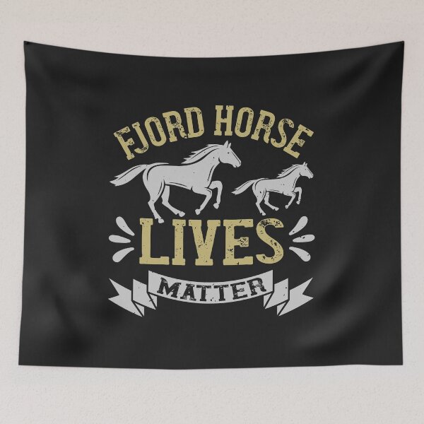 Item preview, fjord horse lives matter horse lover gift funny designed and sold by virnmjan.