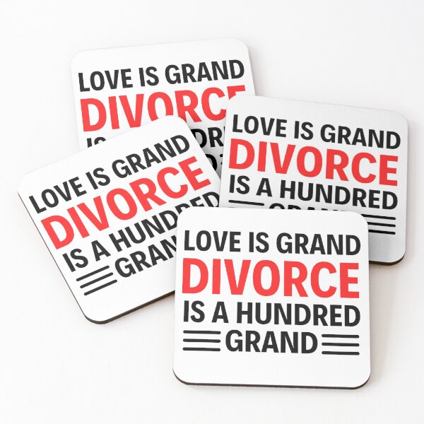 Item preview, Love Is Grand Divorce Is A Hundred Grand - Funny Valentine Quotes And Sayings designed and sold by chetan786.