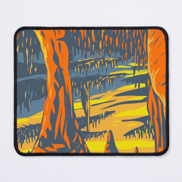 Item preview, Mammoth Cave National Park Cave System in West-Central Kentucky USA WPA Poster Art designed and sold by patrimonio.