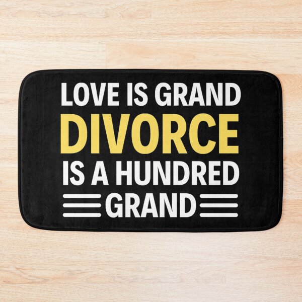 Item preview, Love Is Grand Divorce Is A Hundred Grand - Funny Valentine Quotes And Sayings designed and sold by chetan786.