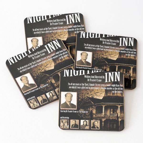 Item preview, KACL Present Nightmare Inn Inspired By Frasier Essential T-Shirt designed and sold by barbaraharbaug.