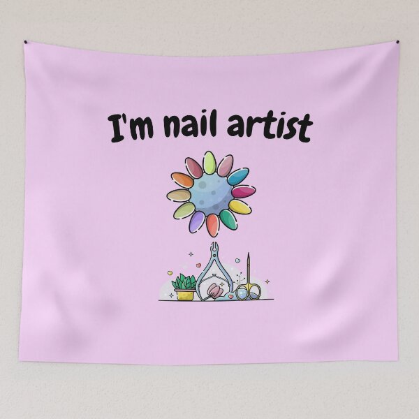 Item preview, I'm nail artist nail art Nail polish Padicure and manicure  designed and sold by Dr.YesOrNo.