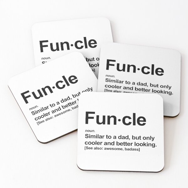 Item preview, Funcle Definition Funny Gift For Uncle From Nephew Niece designed and sold by allysmar.