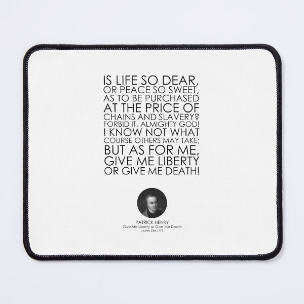 Item preview, Patrick Henry, Give Me Liberty or Give Me Death, Great Speeches, Great Quotes, Famous Speeches, Famous Quotes, Quotes, Speeches designed and sold by rigisdesign.
