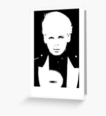 Replicas face art Greeting Card