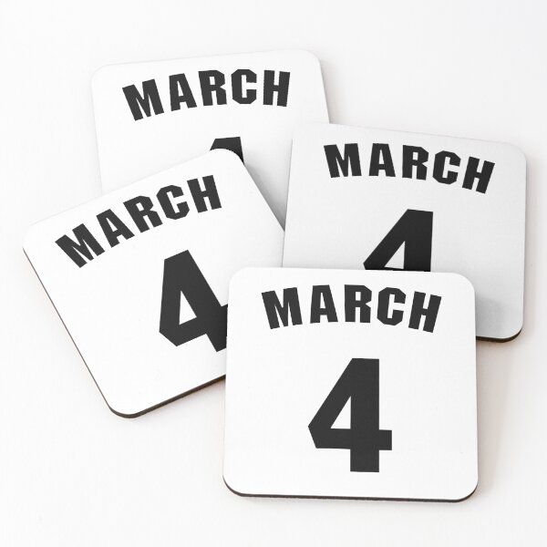 Item preview, Date of birth  4 March birthday gift sport design designed and sold by Panya-Design.