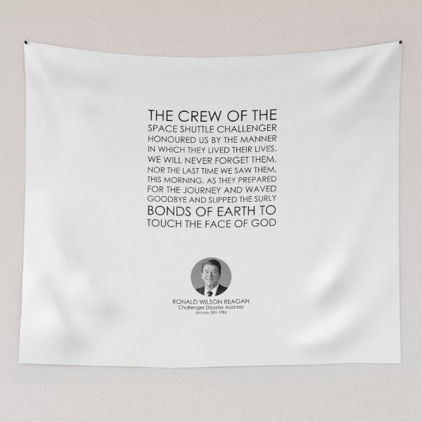 Item preview, Ronald Reagan, Challenger Disaster Address, Great Speeches, Great Quotes, Famous Speeches, Famous Quotes, Quotes, Speeches designed and sold by rigisdesign.