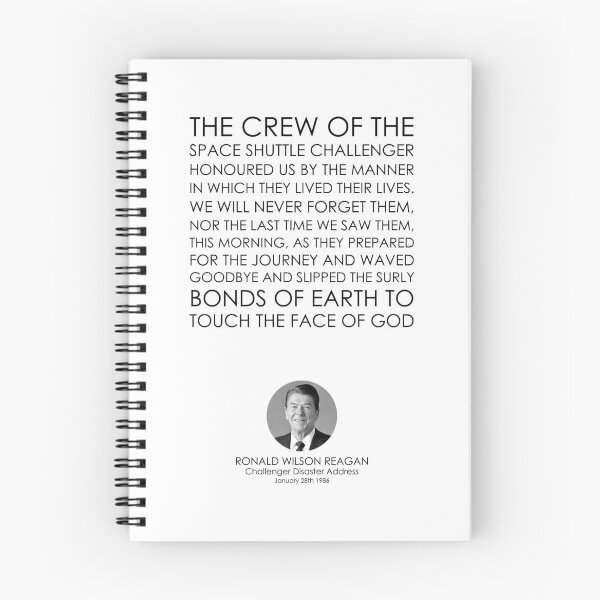 Item preview, Ronald Reagan, Challenger Disaster Address, Great Speeches, Great Quotes, Famous Speeches, Famous Quotes, Quotes, Speeches designed and sold by rigisdesign.