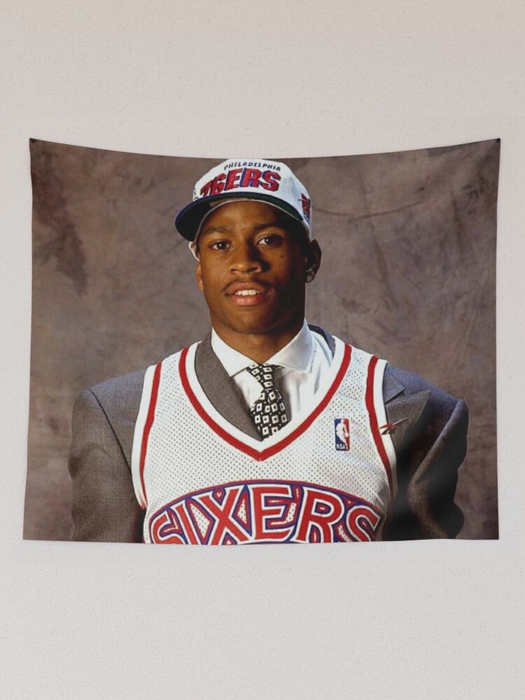 Download Allen Iverson Jersey In Black Wallpaper