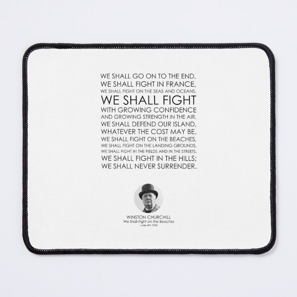 Item preview, Winston Churchill, We Shall Fight on the Beaches, Great Quotes, Famous Speeches, Famous Quotes, Quotes, Speeches designed and sold by rigisdesign.