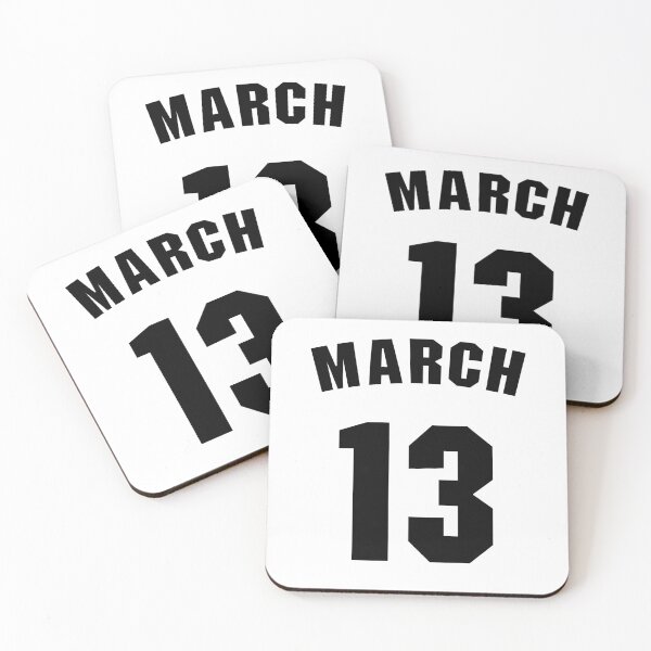Item preview, Date of birth  13 March birthday gift sport design designed and sold by Panya-Design.