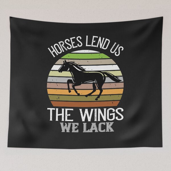 Item preview, Horses lend us the wings we lack designed and sold by virnmjan.
