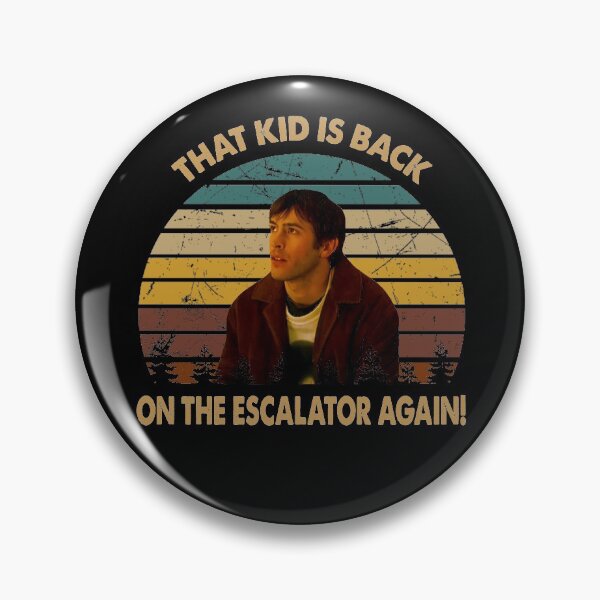 Item preview, That kid is back on the escalator again poster designed and sold by CaAraujo7323.
