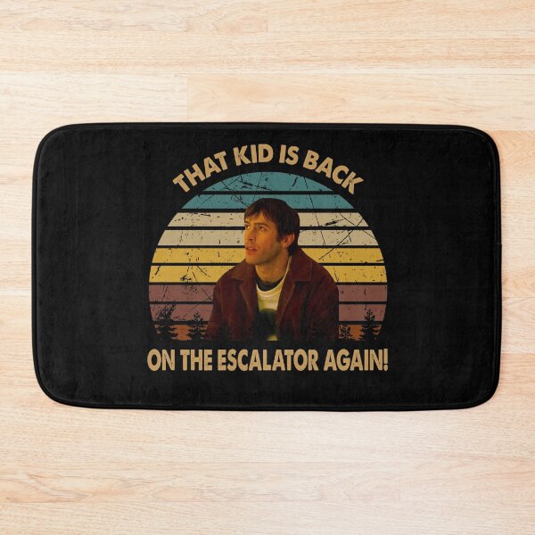 Item preview, That kid is back on the escalator again poster designed and sold by CaAraujo7323.