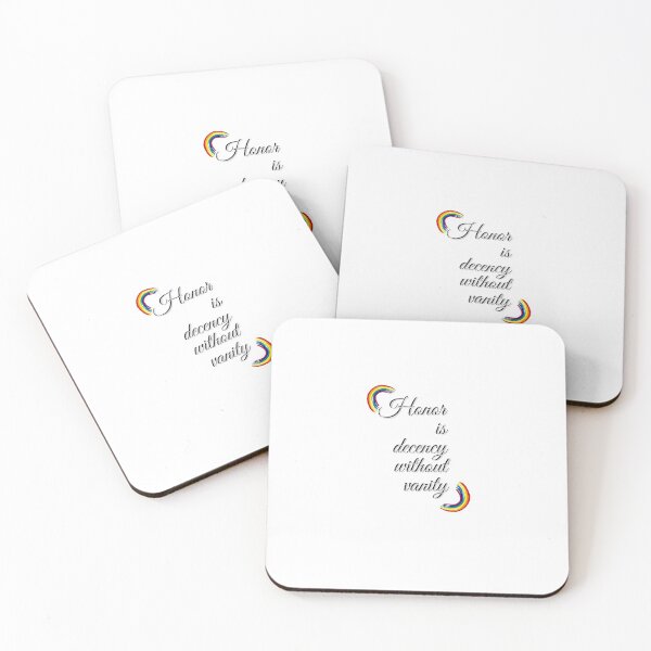 Item preview, "Honor is decency without vanity" designed and sold by storeAN.