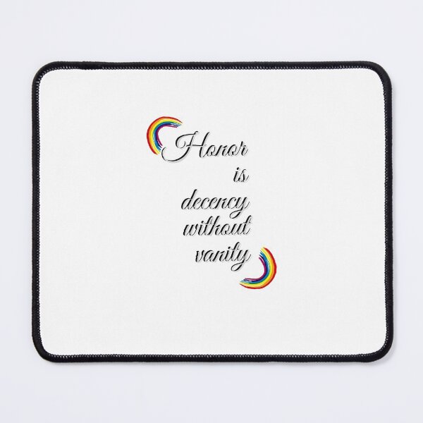 Item preview, "Honor is decency without vanity" designed and sold by storeAN.