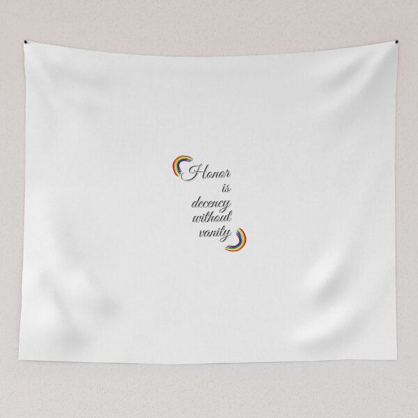 Item preview, "Honor is decency without vanity" designed and sold by storeAN.