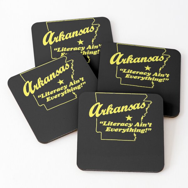 Item preview, Arkansas - Literacy Ain't Everything! - Yellow Design Classic designed and sold by ThomasinaGreen.