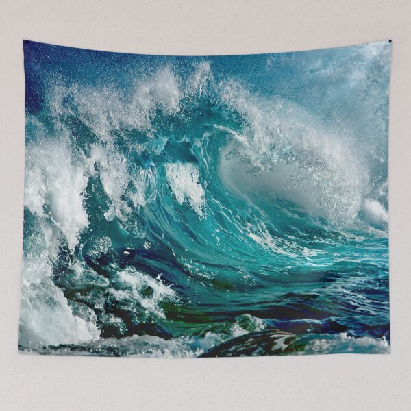 Item preview, Stunning Ocean Wave Photograph Painting designed and sold by Orianah.