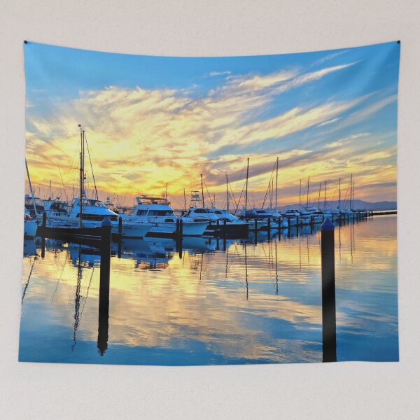 Item preview, SUNSET AT THE MARINA designed and sold by Steffi August.