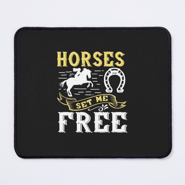 Item preview, horses set me free horse lover gift funny designed and sold by virnmjan.